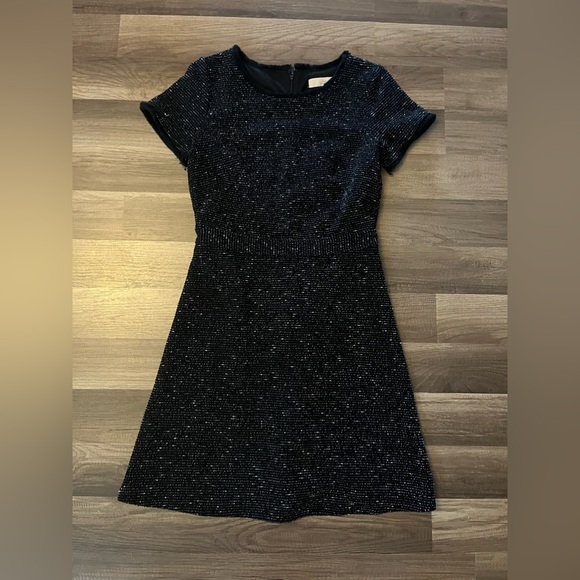 Loft Tweed Fit and Flare Casual Dress Size 2 - Picture 8 of 12